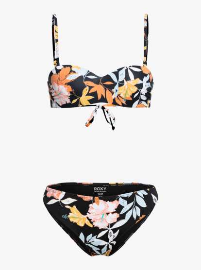 Beach Classics Conjunto De Bikini Bandeau Para Mujer Roxy