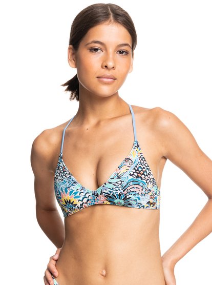 Marine Bloom Haut De Bikini Athletic Tri Pour Femme Roxy