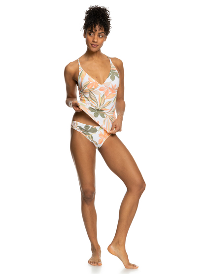 Printed Beach Classics Top De Bikini Deportivo Para Mujer Roxy