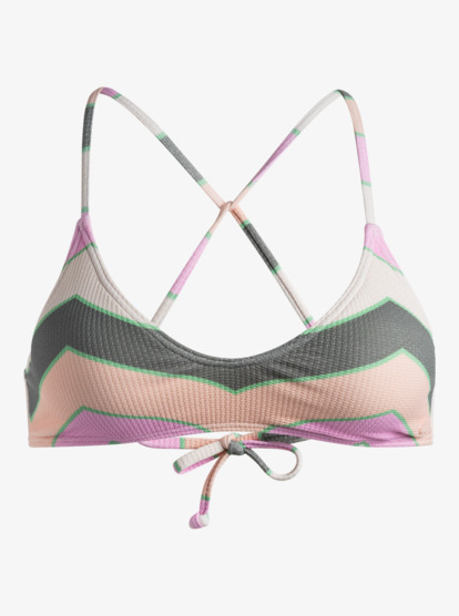 Vista Stripe Top Sujetador De Bikini Para Mujer Roxy