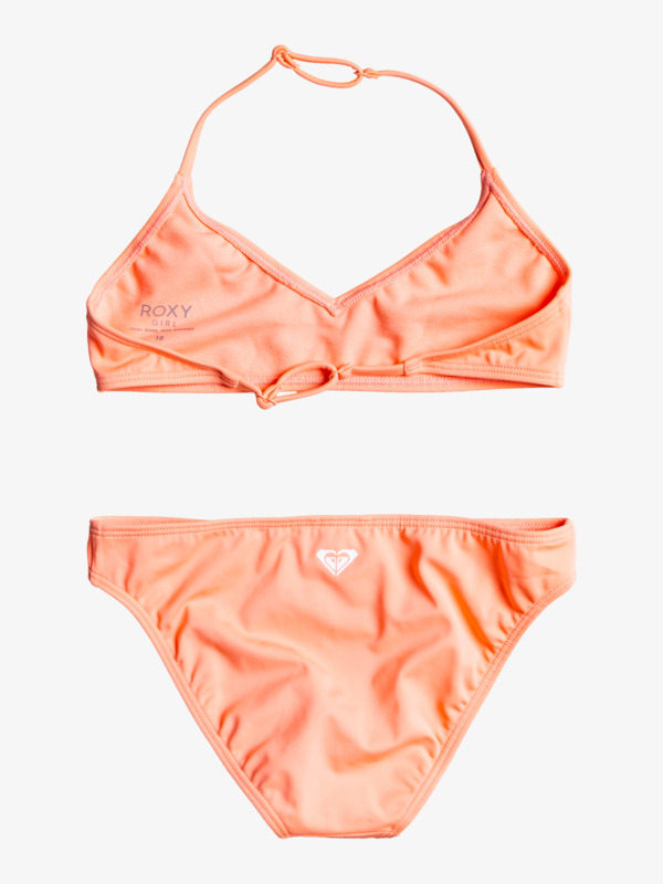 Just Good Vibes Triangle Bralette Bikini Set For Girls Roxy