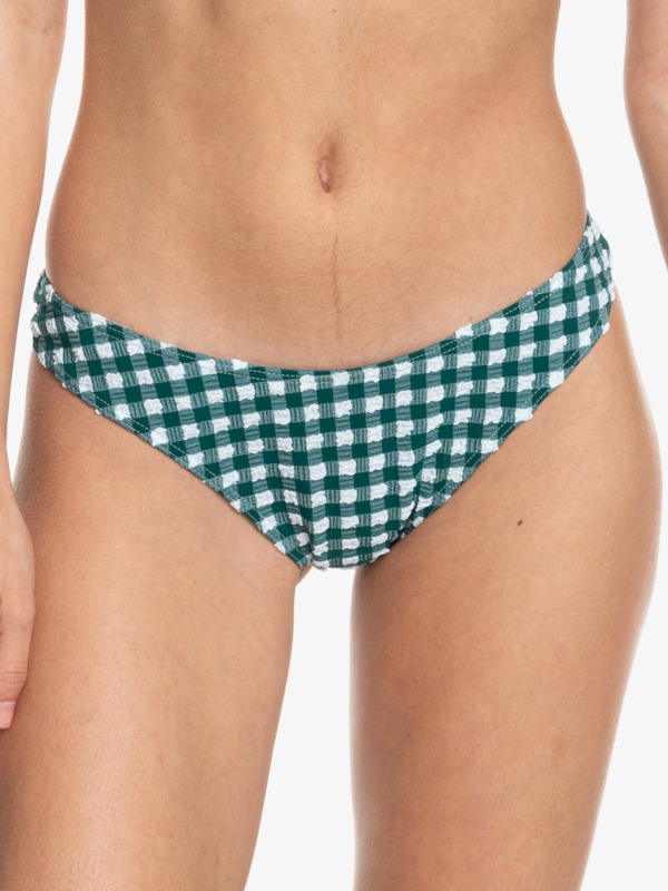 Womens The Plaid Pulse Cheeky Bikini Bottoms Roxy