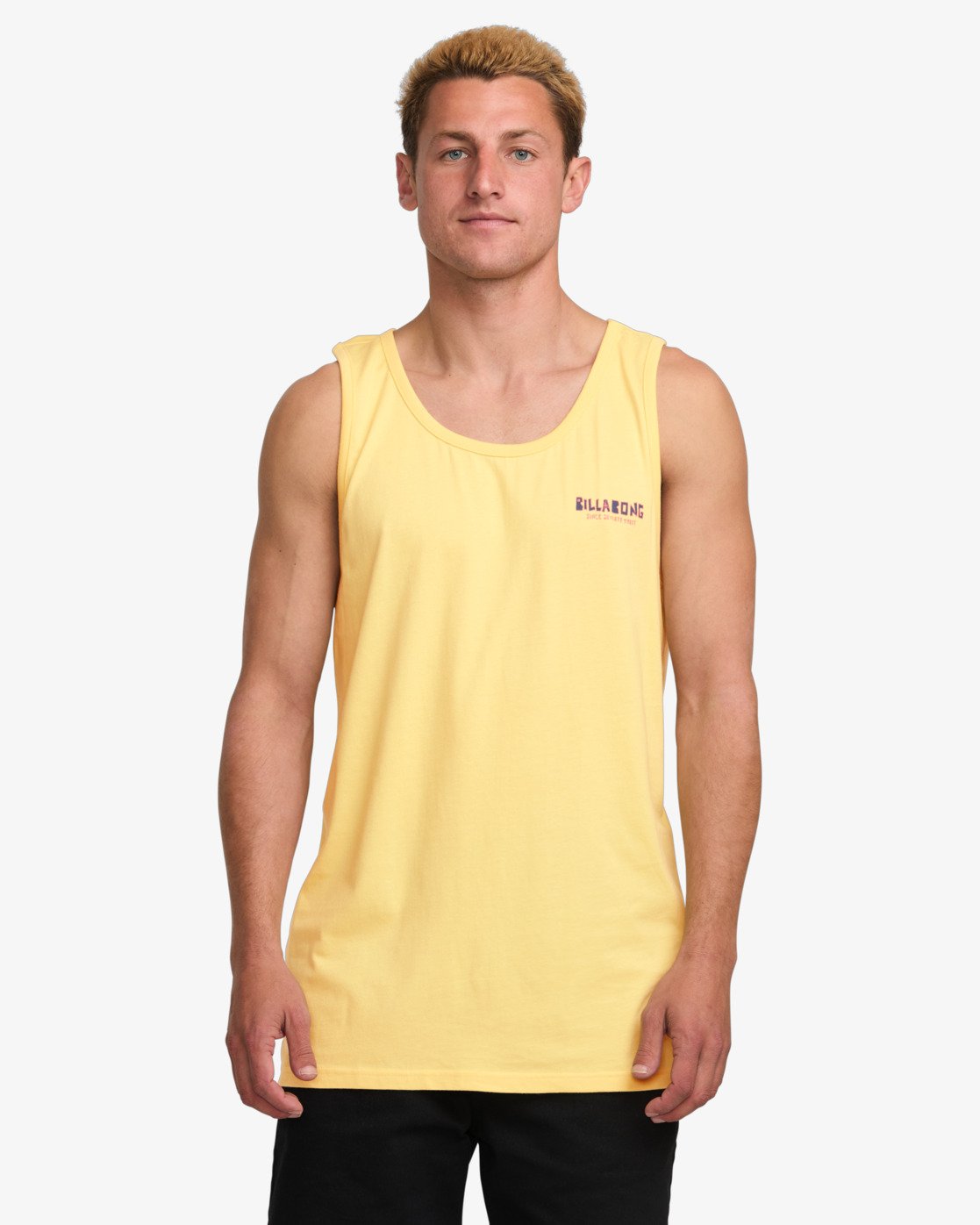 Twin Peaks Premium - Men's Yellow Muscle Tank | Billabong