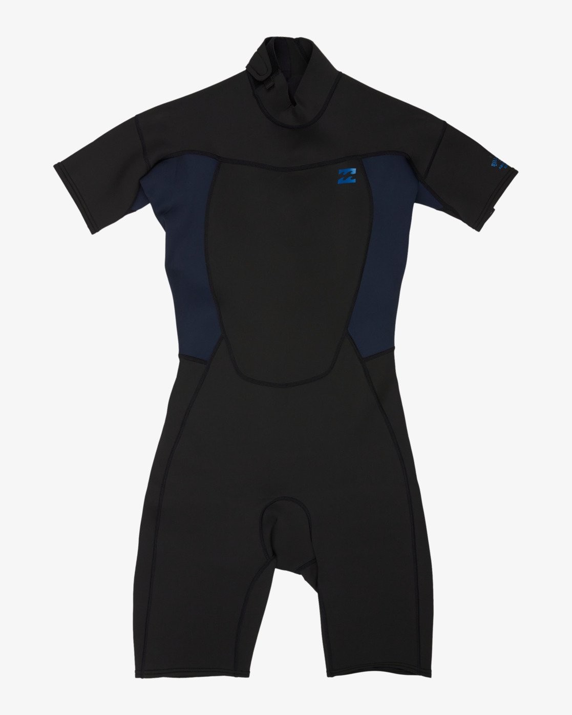 2/2mm Absolute - Men's Blue Short Sleeve Back Zip Springsuit