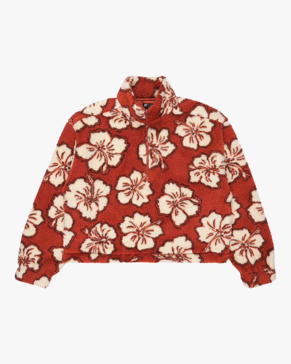 All The Time Sherpa - Women's Brown Half Zip Fleece | Billabong