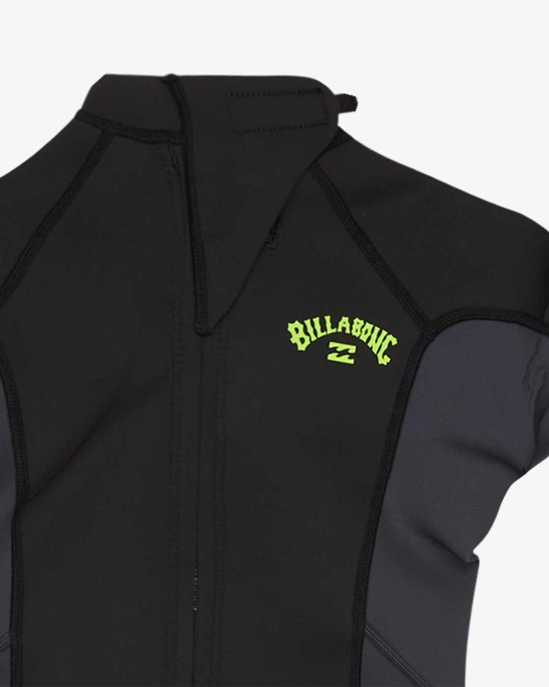 2/2mm Absolute - Boys 8-16's Black Short Sleeve Back Zip