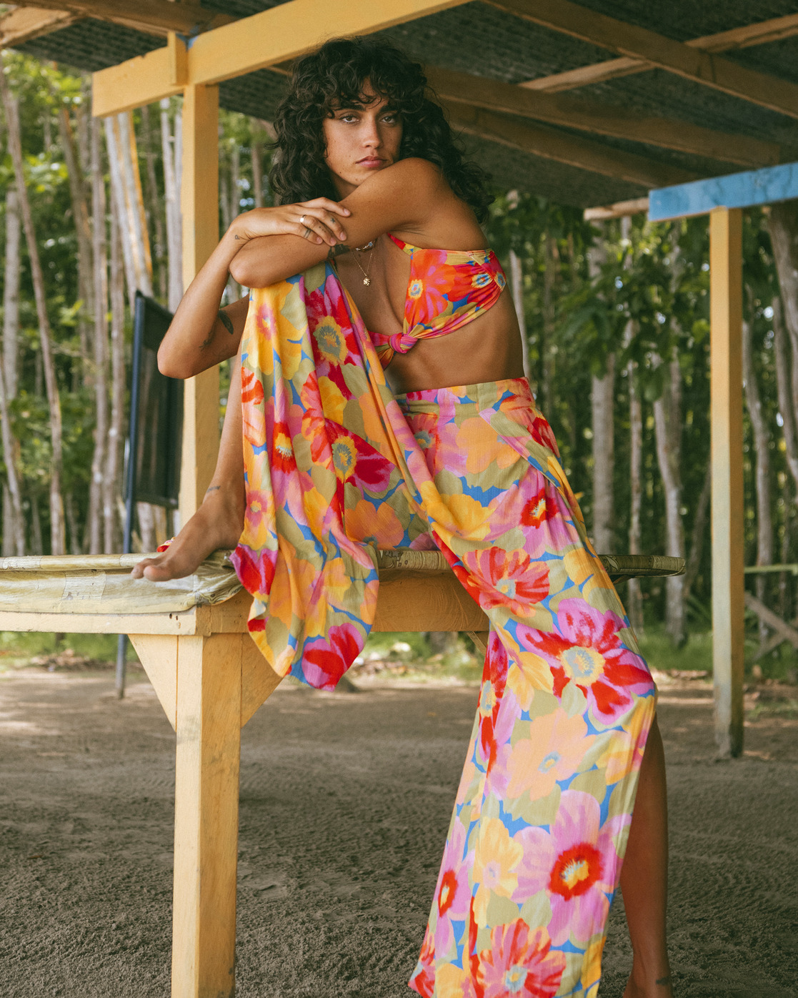 レディース CLANE SKIRTED PANTS SEPARATE SWIMWEAR