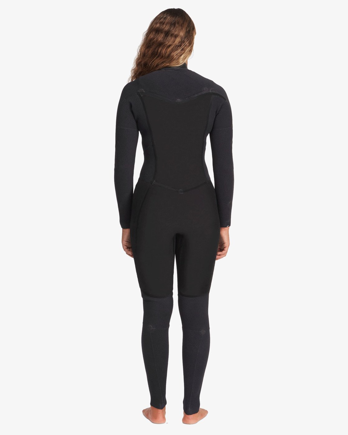 4/3mm Salty Dayz - Women's Black Chest Zip Wetsuit | Billabong