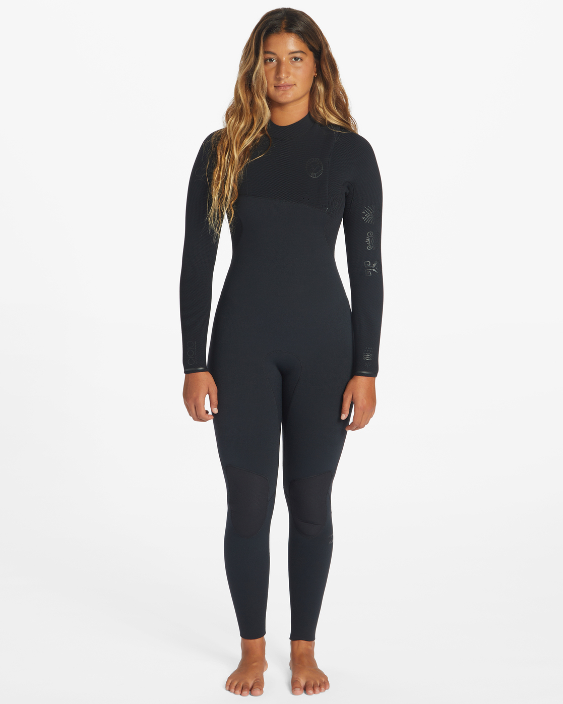 4/3mm Salty Dayz Natural - Women's Black Zipless Wetsuit | Billabong