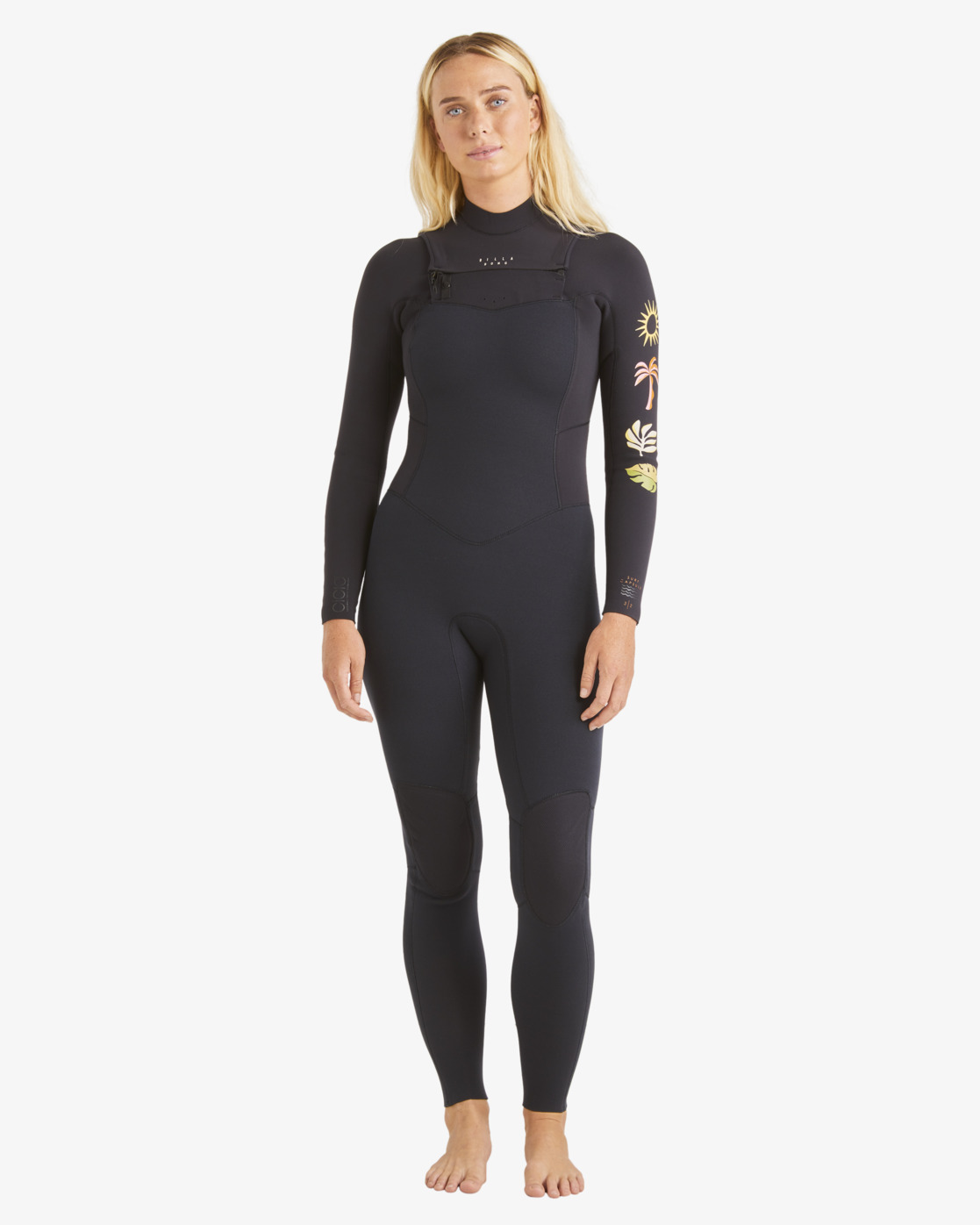 3/2mm Salty Dayz Natural - Women's Black Chest Zip Wetsuit | Billabong