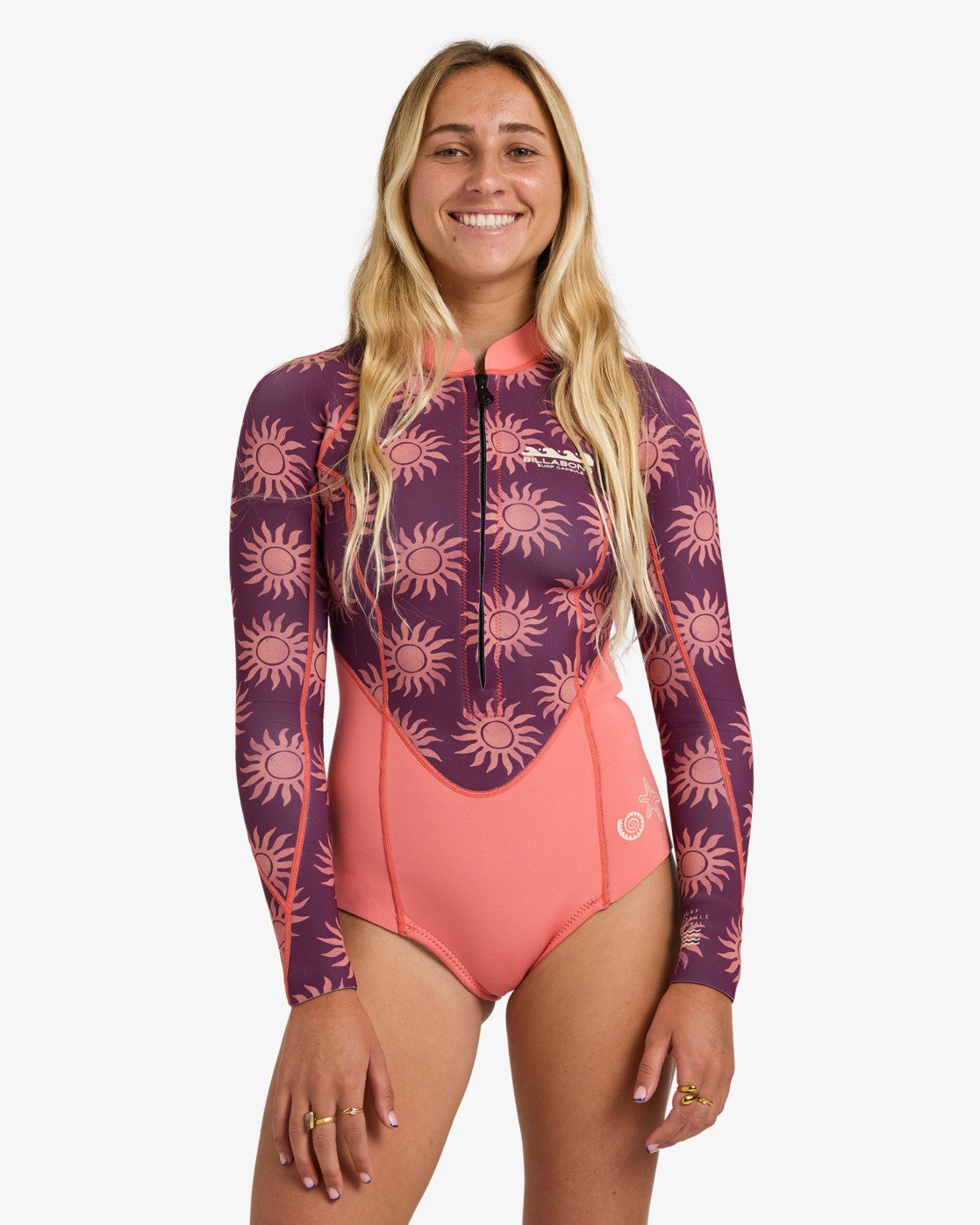 Salty Dayz 2mm - Women's Purple Long Sleeve Springsuit | Billabong