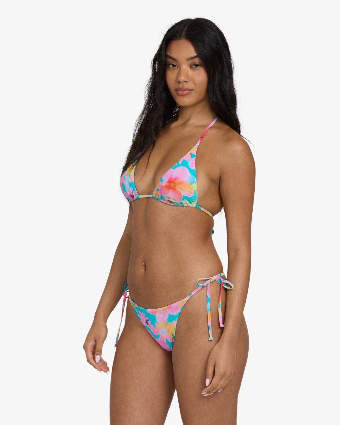 Pipe Dreams Multi Tri - Women's Blue Triangle Bikini Top | Billabong