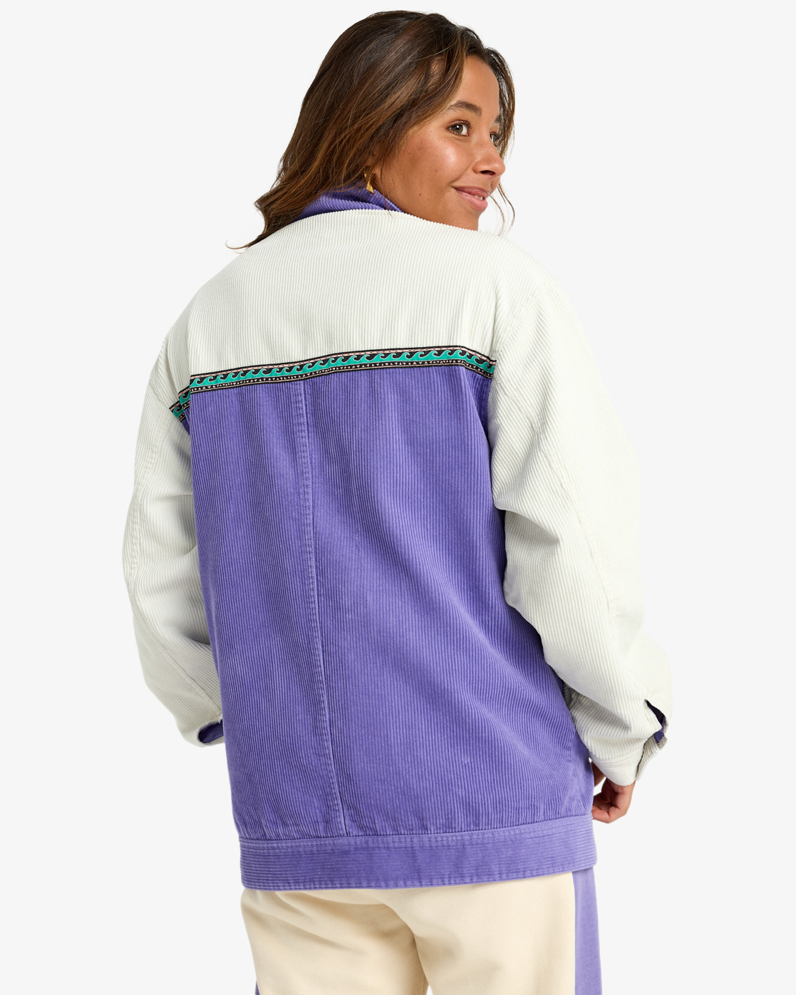Set The Wave - Women's Purple Corduroy Jacket | Billabong