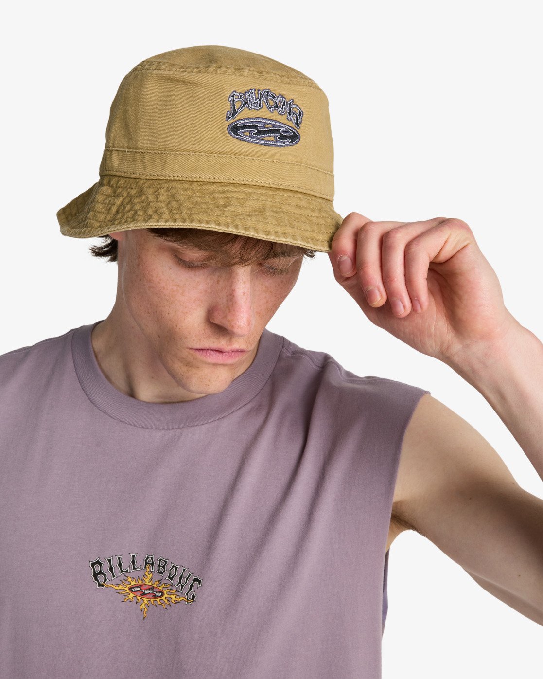 Bad Dog - Men's Beige Bucket Hat | Billabong
