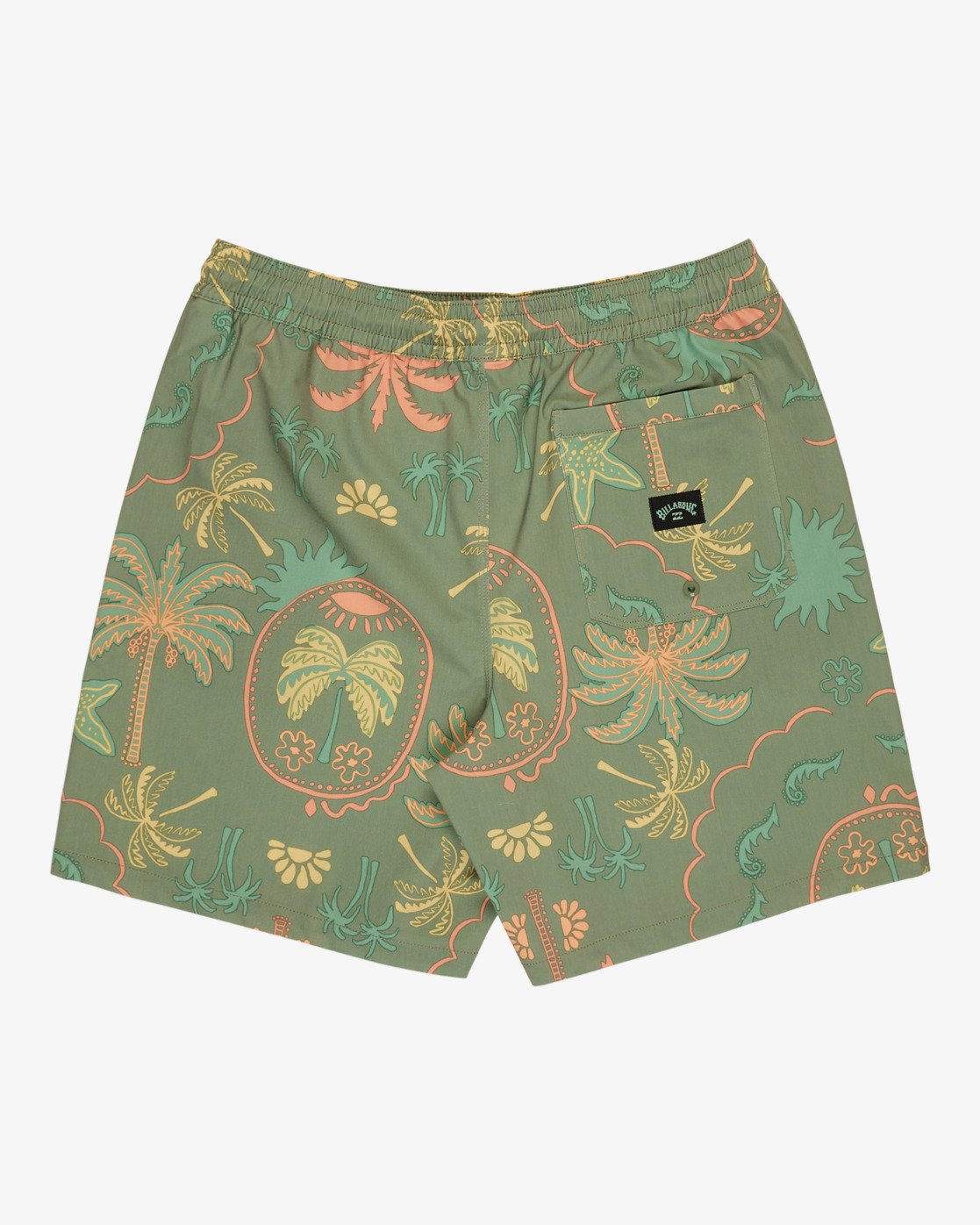 Wasted Times Layback - Men's Green Swim Shorts | Billabong