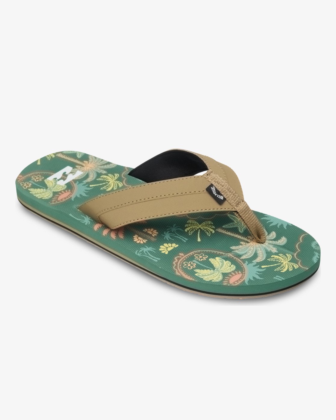 All Day Impact Print - Men's Green Sandals | Billabong