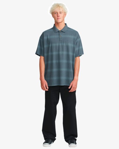 billabong, WAVE WASHED POLO, SLATE BLUE (slb) WAVE WASHED POLO  24A011500