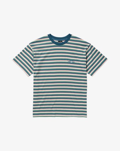 billabong, Baxter - Short Sleeves T-Shirt for Men, DEEP BLUE (dpb) Baxter - Short Sleeves T-Shirt for Men  24A011501