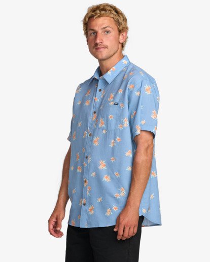 billabong, Sundays - Short Sleeves Shirt for Men, CAROLINA BLUE (cna) Sundays - Short Sleeves Shirt for Men  24A041506