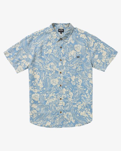 billabong, Cordoba - Hemd mit kurzen Ärmeln für Männer, CAROLINA BLUE (cna) Cordoba - Short Sleeves Shirt for Men  24A041510