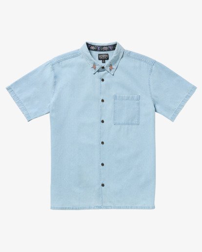 billabong, Occy - Top met Korte mouw voor Heren, CLOUD BLUE (clb) Occy - Short Sleeve Top for Men  24A042500