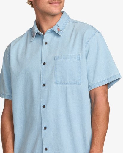 billabong, Occy - Top met Korte mouw voor Heren, CLOUD BLUE (clb) Occy - Short Sleeve Top for Men  24A042500