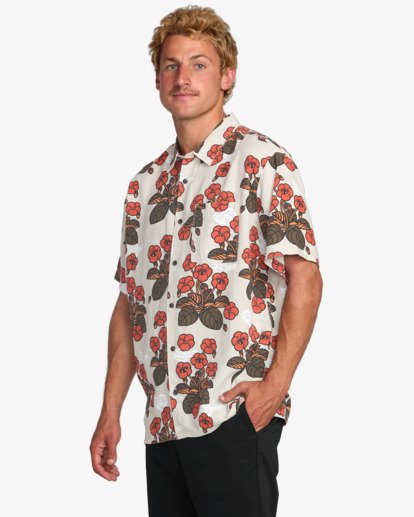 billabong, Mami Wata Icons - Kurzärmliges Top für Männer, STONE (stn) Mami Wata Icons - Short Sleeve Top for Men  24A042502