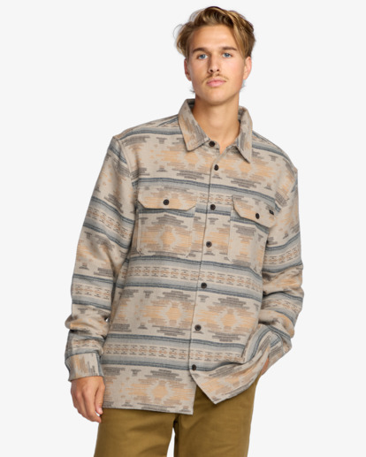 Offshore Jacquard Flannel - Long Sleeve Shirt for Men  24A053501