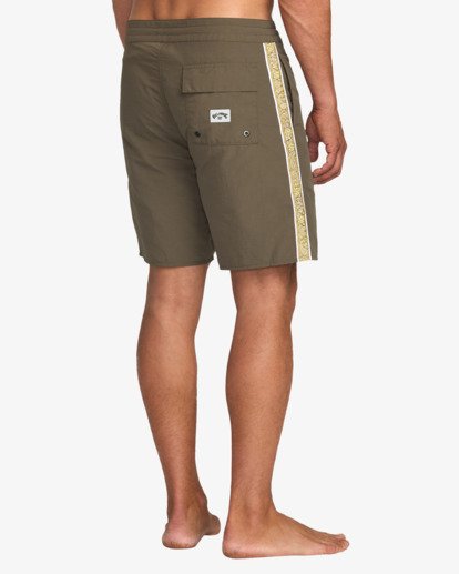 billabong, Wategos 17.5" - Boardshort Lo Tides pour Homme, BROWN (brn) Wategos 17.5" -  Lo Tides Boardshorts for Men  24A081516