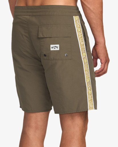 billabong, Wategos 17.5" - Boardshort Lo Tides pour Homme, BROWN (brn) Wategos 17.5" -  Lo Tides Boardshorts for Men  24A081516