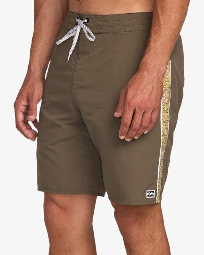 billabong, Wategos 17.5" - Boardshort Lo Tides pour Homme, BROWN (brn) Wategos 17.5" -  Lo Tides Boardshorts for Men  24A081516