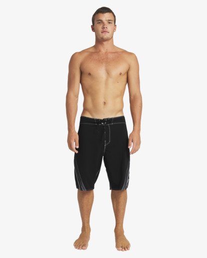 billabong, Fluid 2K Pro 21" - Performance Boardshorts for Men, BLACK WHITE (bci) Fluid 2K Pro 21" - Performance Boardshorts for Men  24A081522