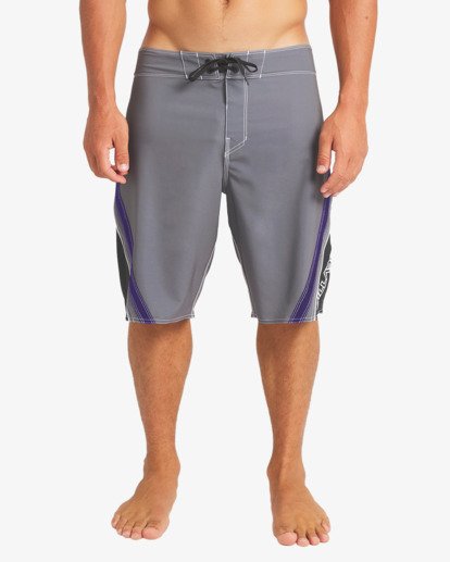 billabong, Fluid 2K Pro 21" - Performance Boardshorts for Men, PEWTER (pew) Fluid 2K Pro 21" - Performance Boardshorts for Men  24A081522