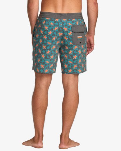 billabong, Mami Wata Star 18.5" - Boardshort Lo Tides pour homme, TEAL (tea) Mami Wata Star 18.5" - Lo Tides Boardshorts for Men  24A082508