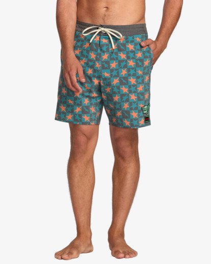 billabong, Mami Wata Star 18.5" - Boardshort Lo Tides pour homme, TEAL (tea) Mami Wata Star 18.5" - Lo Tides Boardshorts for Men  24A082508