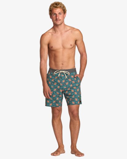 billabong, Mami Wata Star 18.5" - Boardshort Lo Tides pour homme, TEAL (tea) Mami Wata Star 18.5" - Lo Tides Boardshorts for Men  24A082508