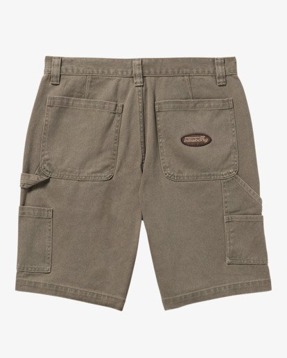 billabong, Bad Dog Workwear 21" - Denim Shorts for Men, BROWN (brn) Bad Dog Workwear 21" - Denim Shorts for Men  24A091500