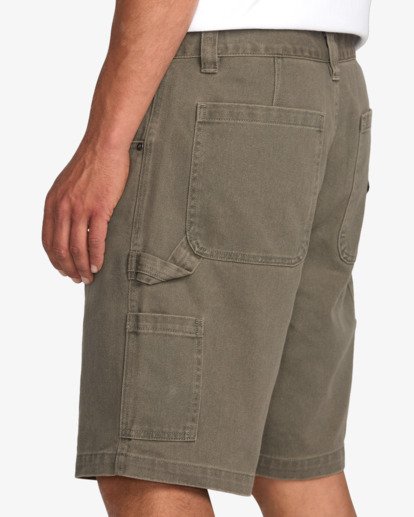 billabong, Bad Dog Workwear 21" - Denim Shorts for Men, BROWN (brn) Bad Dog Workwear 21" - Denim Shorts for Men  24A091500