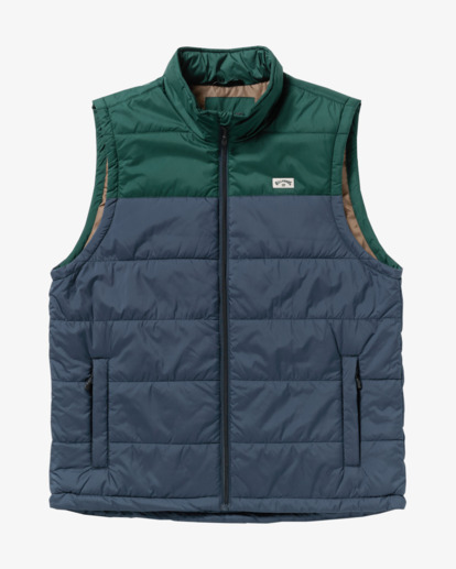 billabong, Journey - Gilet léger matelassé pour Homme, NAVY (nvy) Journey - Quilted Lightweight Vest for Men  24A183500