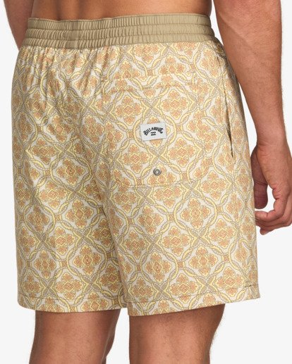 billabong, Good Times 16" - Layback Swim Shorts for Men, LEMON (lem) Good Times 16" - Layback Swim Shorts for Men  24A251501