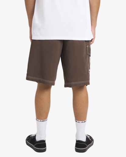 billabong, Throw On - Board Shorts for Men, DARK BROWN (dbr) Throw On - Board Shorts for Men  24A253573