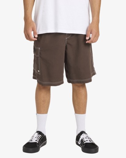 billabong, Throw On - Board Shorts for Men, DARK BROWN (dbr) Throw On - Board Shorts for Men  24A253573