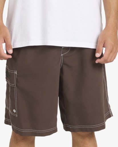 billabong, Throw On - Board Shorts for Men, DARK BROWN (dbr) Throw On - Board Shorts for Men  24A253573