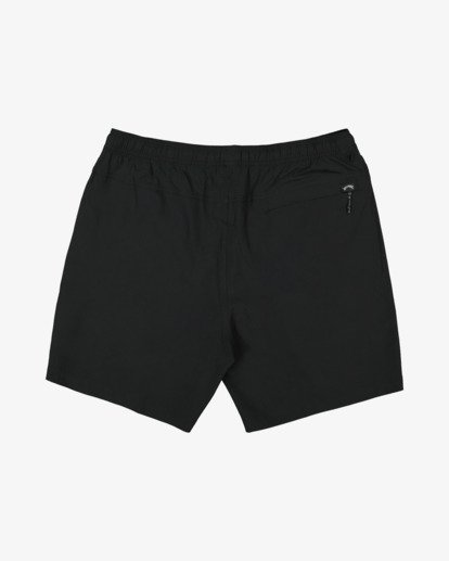 billabong, Surftrek 17" - Short con cintura elástica para hombre, BLACK (blk) Surftrek 17" - Elastic Waist Walkshorts for Men  24A321503