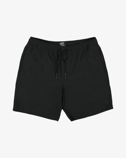 billabong, Surftrek 17" - Short con cintura elástica para hombre, BLACK (blk) Surftrek 17" - Elastic Waist Walkshorts for Men  24A321503