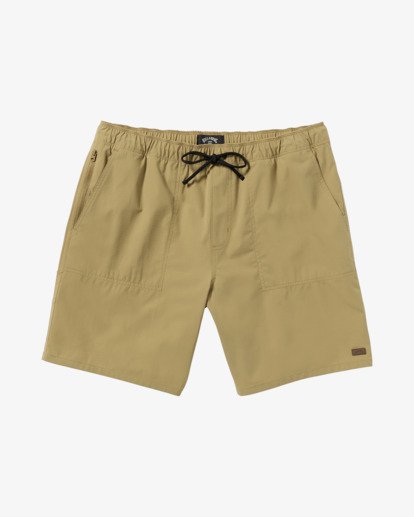 billabong, Surftrek 18" - Elastic Waist Walkshorts for Men, GRAVEL (grv) Surftrek 18" - Elastic Waist Walkshorts for Men  24A321509