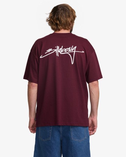 billabong, Trucker - Short Sleeves T-Shirt for Men, PLUM (plm) Trucker - Short Sleeves T-Shirt for Men  24A351532
