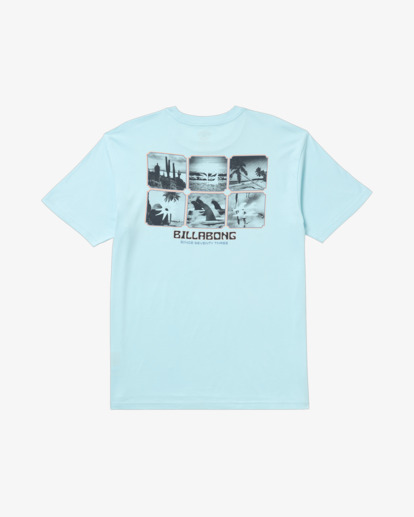 billabong, Window Premium - Short Sleeve T-Shirt for Men, COASTAL BLUE (cbu) Window Premium - Short Sleeve T-Shirt for Men  24A352503