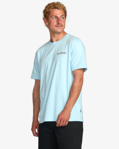billabong, Window Premium - Short Sleeve T-Shirt for Men, COASTAL BLUE (cbu) Window Premium - Short Sleeve T-Shirt for Men  24A352503