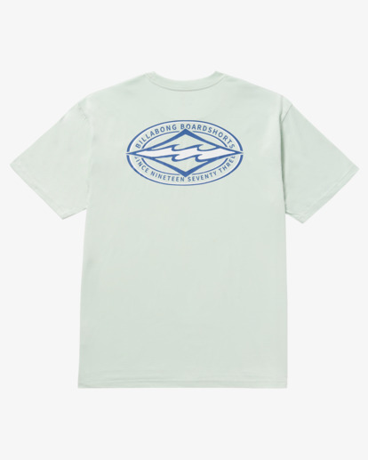 billabong, Diamond Vision Regular - Short Sleeve T-Shirt for Men, ASH BLUE (ash) Diamond Vision Regular - Short Sleeve T-Shirt for Men  24A352513